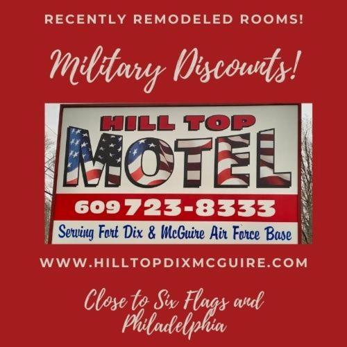 Hill Top Motel Wrightstown Экстерьер фото