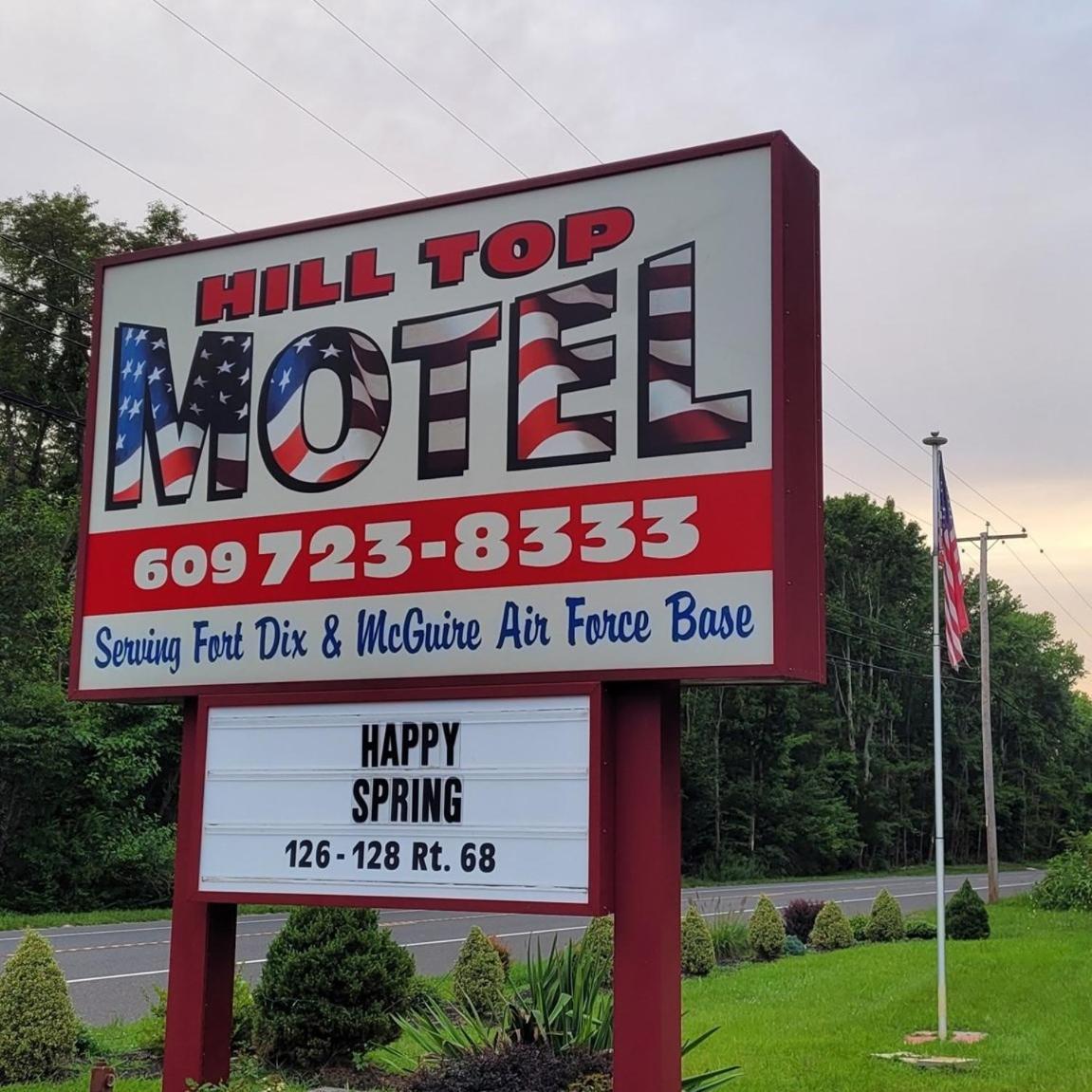Hill Top Motel Wrightstown Экстерьер фото